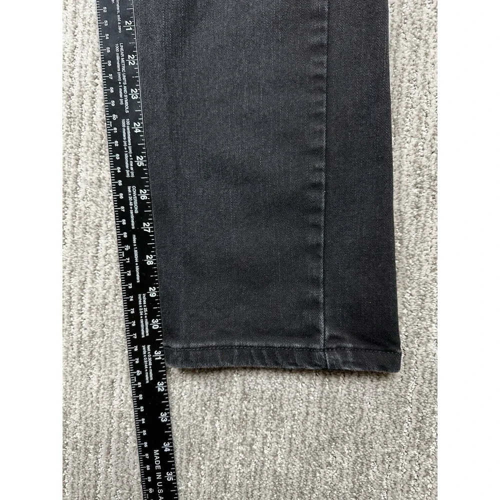 Levis 511 Jeans Mens 32x32 Black Skinny Leg Slim Fit Dark Wash Stretch Flex